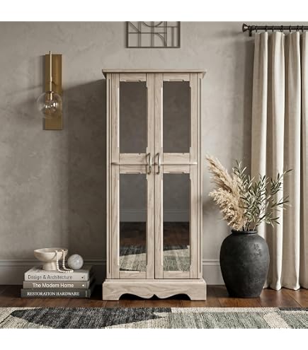 Amazon.com: Pemberly Row 7-Drawer Jewelry Armoire, Wood